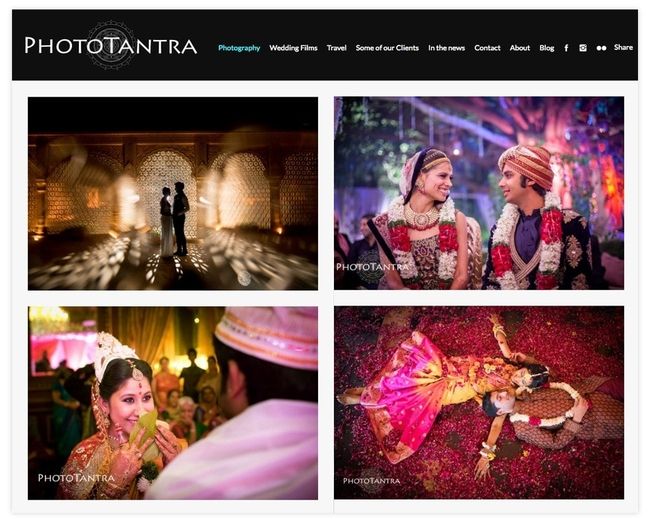 Foto Tantra sito web di fotografia di matrimonio