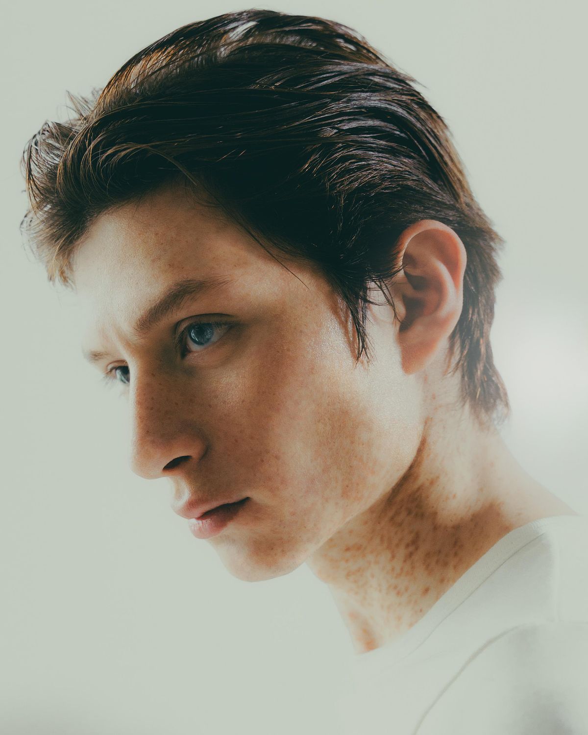 Editorial campaign portrait shot in Mexico City, 2026