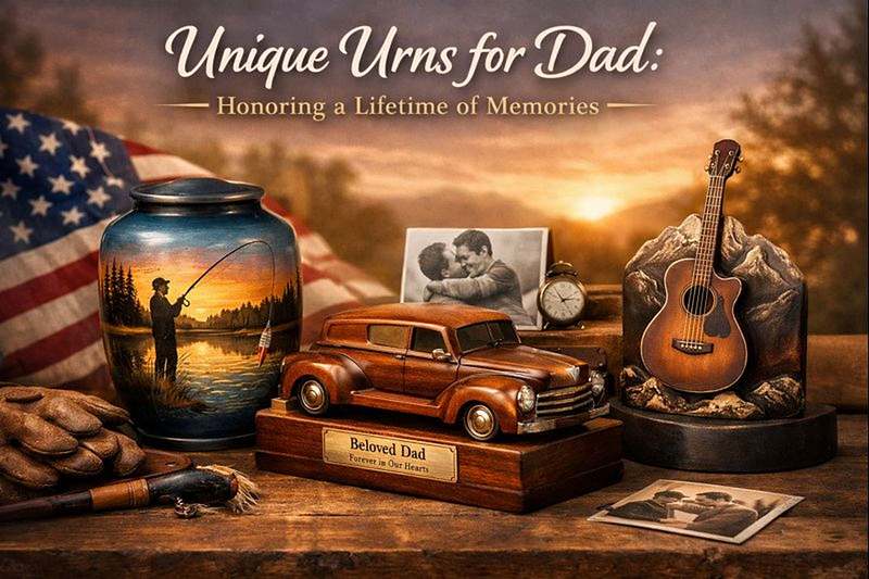 Unique Urns for Dad Online in USA, UK & AUS