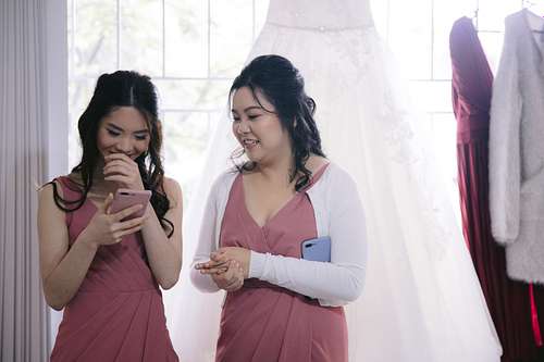 Bride Getting Ready