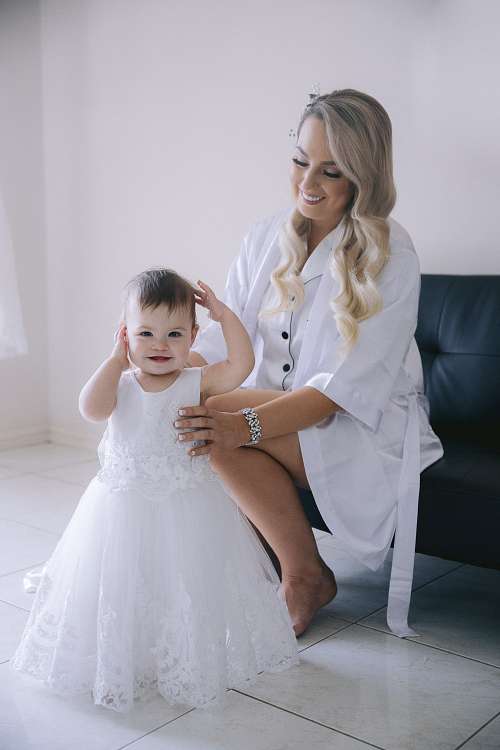 Bride Getting Ready