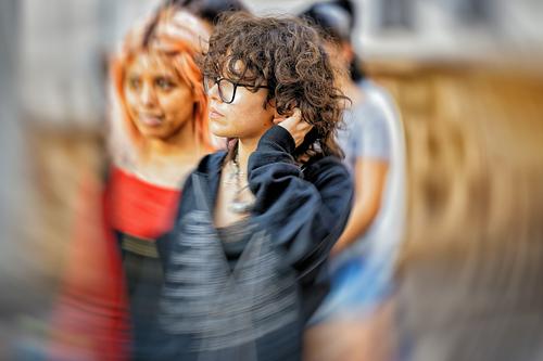 Portrait d'une jeune danseuse de Bolivie