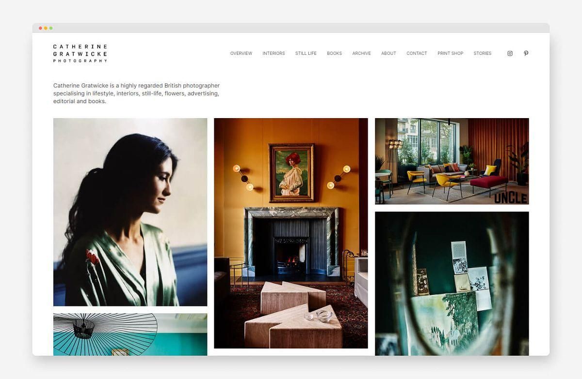 Catherine's advertising website