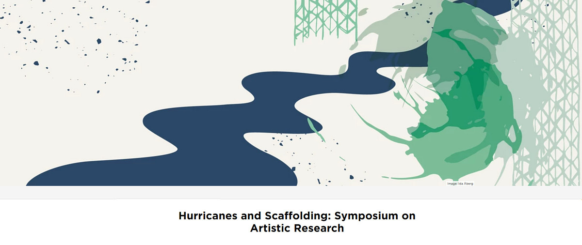 ivar veermae artist research presentation at the symposium umea university