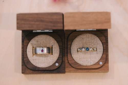 Bride and Groom Getting Ready